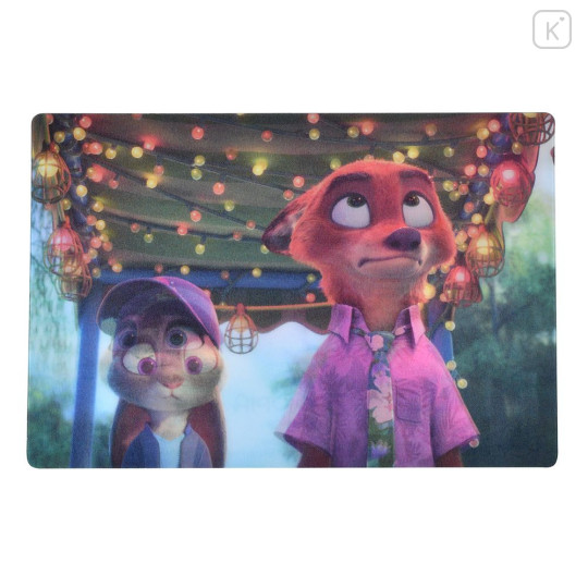 Japan Disney Store Lenticular Postcard - Zootopia 2 : Judy Hopps & Nick Wilde - Marsh Market - 3