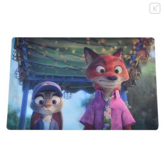 Japan Disney Store Lenticular Postcard - Zootopia 2 : Judy Hopps & Nick Wilde - Marsh Market - 4