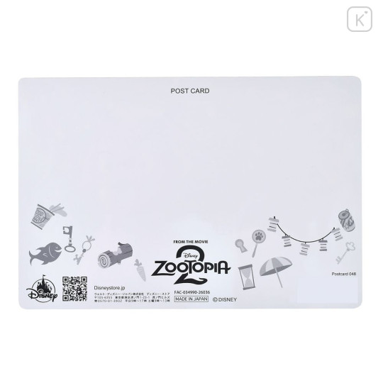 Japan Disney Store Lenticular Postcard - Zootopia 2 : Judy Hopps & Nick Wilde - Marsh Market - 5