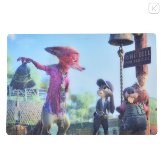 Japan Disney Store Lenticular Postcard - Zootopia 2 : Judy Hopps & Nick Wilde - Finally ready to depart - Marsh Market - 2