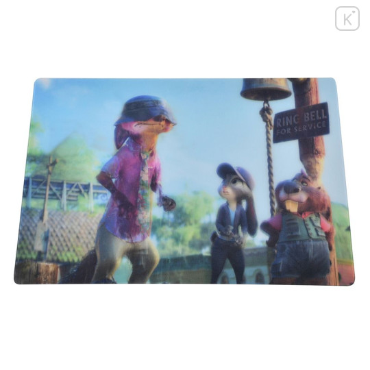 Japan Disney Store Lenticular Postcard - Zootopia 2 : Judy Hopps & Nick Wilde - Finally ready to depart - Marsh Market - 4