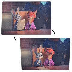 Japan Disney Store Lenticular Postcard - Zootopia 2 : Judy Hopps & Nick Wilde - After the Commotion