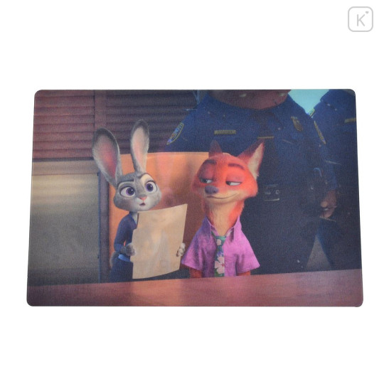 Japan Disney Store Lenticular Postcard - Zootopia 2 : Judy Hopps & Nick Wilde - After the Commotion - 2