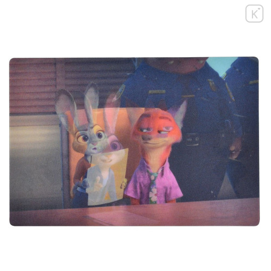 Japan Disney Store Lenticular Postcard - Zootopia 2 : Judy Hopps & Nick Wilde - After the Commotion - 3