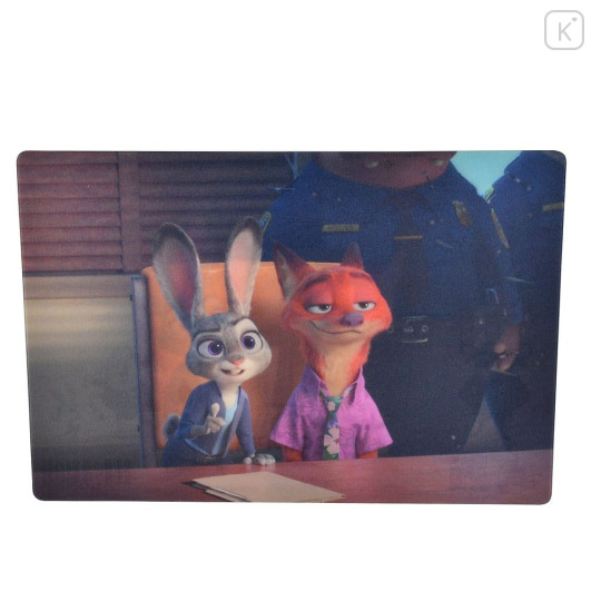 Japan Disney Store Lenticular Postcard - Zootopia 2 : Judy Hopps & Nick Wilde - After the Commotion - 4