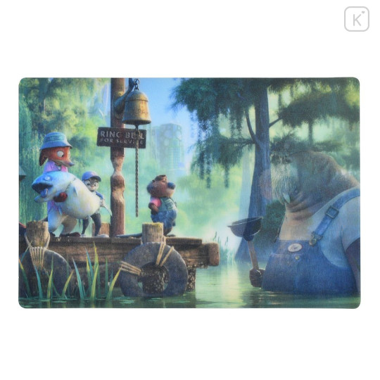 Japan Disney Store Lenticular Postcard - Zootopia 2 : Judy Hopps & Nick Wilde - Hi - Marsh Market - 3