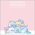 Japan San-X Square Sticky Notes - Sumikko Gurashi : Everyone's Night Routine - 2