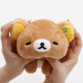 Japan San-X Mochi Mochi Squishy Plush - Rilakkuma : Chairoikoguma's Kumakyun Days Lying Down - 3