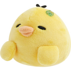 Japan San-X Mochi Mochi Squishy Plush - Kiiroitori : Chairoikoguma's Kumakyun Days Lying Down