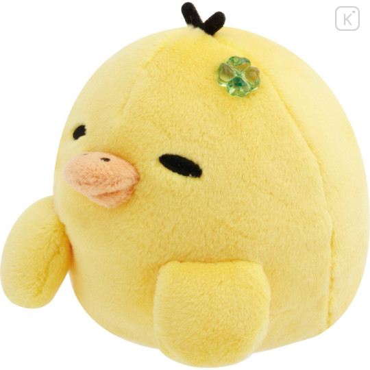 Japan San-X Mochi Mochi Squishy Plush - Kiiroitori : Chairoikoguma's Kumakyun Days Lying Down - 2