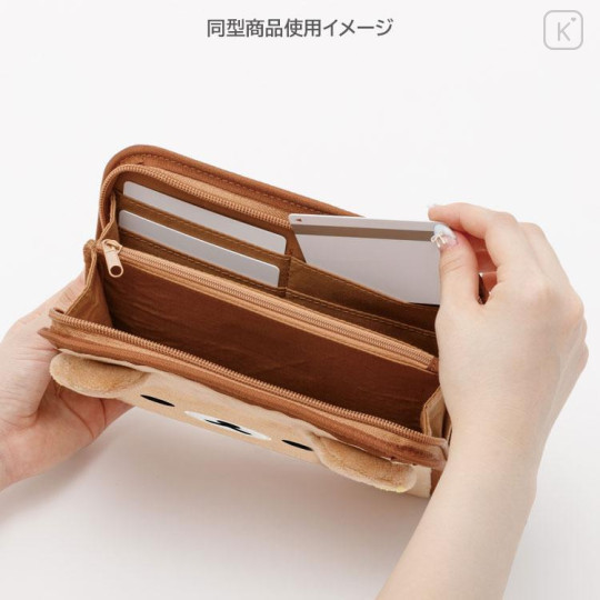 Japan San-X Multi-Purpose Travel Document Organizer - Korilakkuma : Chairoikoguma's Kumakyun Days Cloth Face - 4