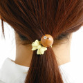 Japan San-X Soft Mascot Hair Tie - Rilakkuma : 3D Ribbon Face - 2