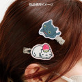 Japan San-X Acrylic Hair Clip Set - Nyan Nyan Nyanko : Universe San-X Town Glitter - 4