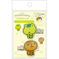 Japan San-X Acrylic Hair Clip Set - Universe San-X Town : Kogepan & Next Day's Kerori Frog Glitter - 1