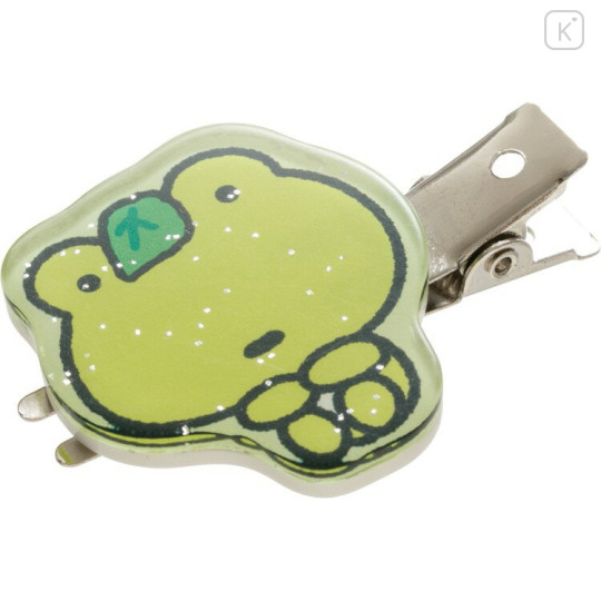 Japan San-X Acrylic Hair Clip Set - Universe San-X Town : Kogepan & Next Day's Kerori Frog Glitter - 3