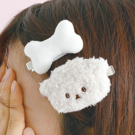 Japan San-X Plush Hair Clip Set - Ishiyowa-chan : Love My Favorite Idol - 2
