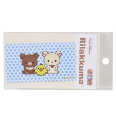 Japan San-X Vinyl Sticker - Chairoikoguma & Kiiroitori & Korilakkuma : Anime Adaptation Announcement PV Scene