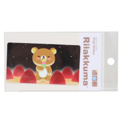 Japan San-X Vinyl Sticker - Rilakkuma : Anime Adaptation Announcement PV Scene Strawberry