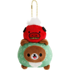 Japan San-X Hanging Plush Toy - Chairoikoguma : Lion Dance