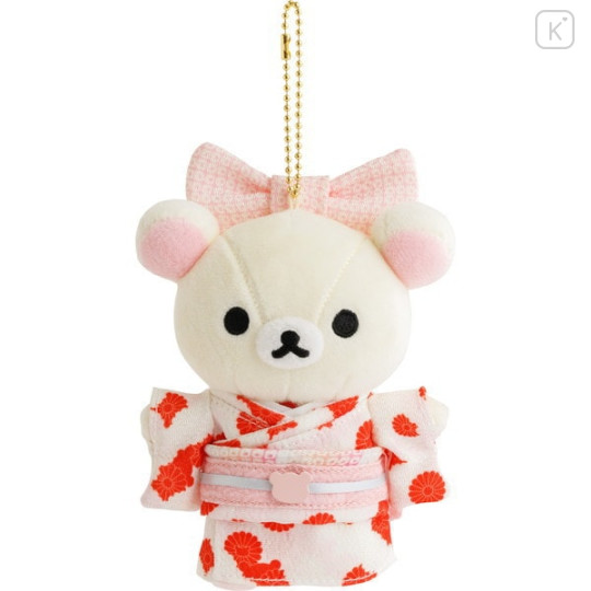 Japan San-X Hanging Plush Toy - Korilakkuma : Kimono - 1