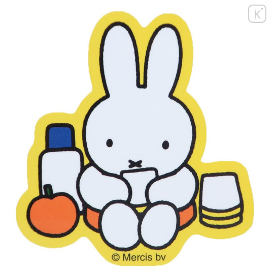 Japan Miffy Die-cut Vinyl Sticker - Miffy : Picnic - 1