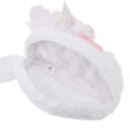 Japan Disney Store Fluffy Plush Pen Case - Marie : with Dangling Tail Charm - 5