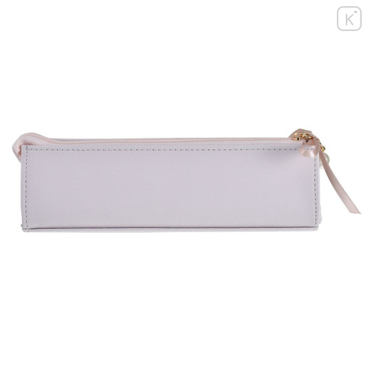 Japan Disney Store Slim Pen Pouch Pencil Case - Marie : Ribbon & Pearl Playful - 2