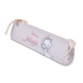Japan Disney Store Slim Pen Pouch Pencil Case - Marie : Ribbon & Pearl Playful - 3