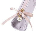 Japan Disney Store Slim Pen Pouch Pencil Case - Marie : Ribbon & Pearl Playful - 4