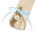 Japan Disney Store Slim Pen Pouch Pencil Case - Lady and the Tramp : Ribbon & Pearl Playful - 4