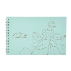 Japan Disney Store Horizontal Ring Notebook - Cinderella : Mint