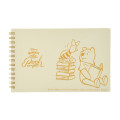 Japan Disney Store Horizontal Ring Notebook - Piglet & Pooh : Reading - 1