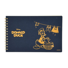 Japan Disney Store Horizontal Ring Notebook - Donald : Laundrying