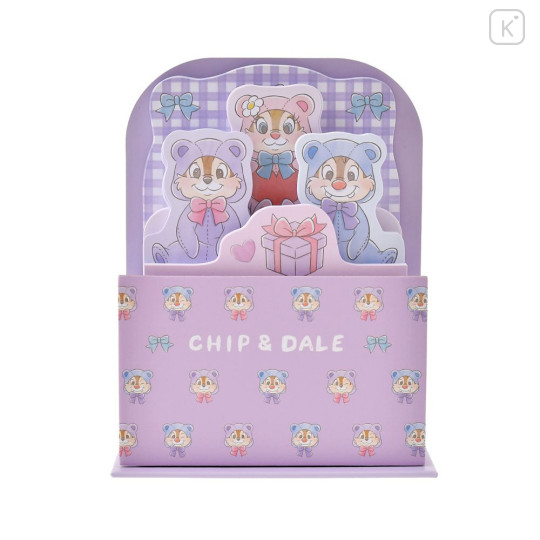 Japan Disney Store Memo Pad & Pen Stand - Chip 'N Dale Collection Bear - 1
