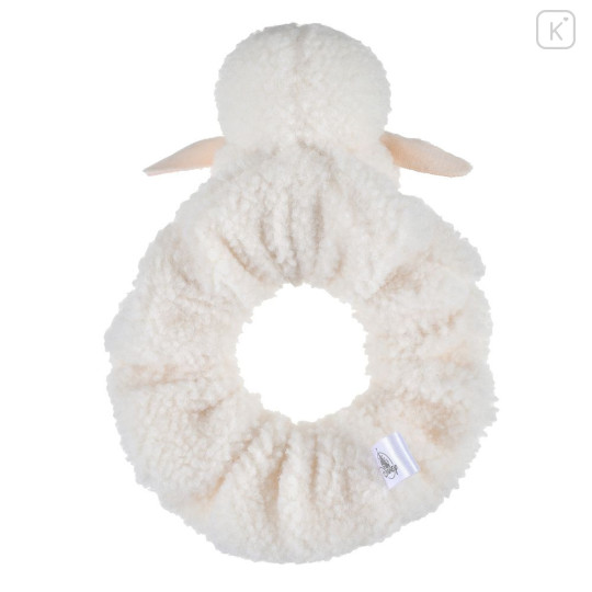 Japan Disney Store Fluffy Scrunchie - Zootopia : Fashion Dawn Bellwether Sheep Face - 3