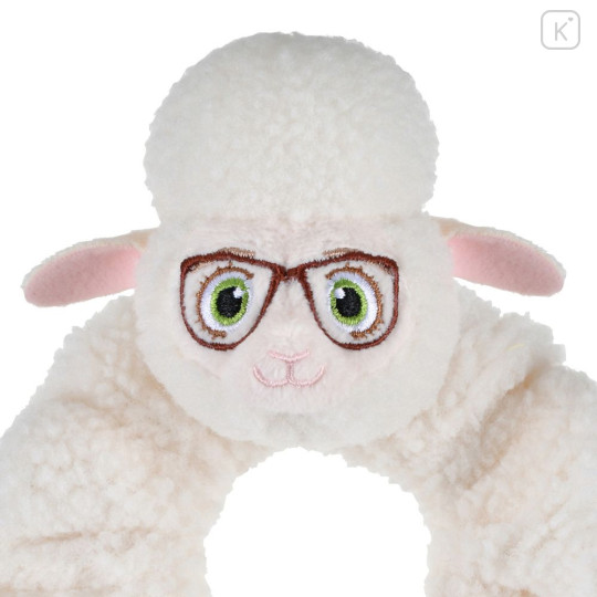 Japan Disney Store Fluffy Scrunchie - Zootopia : Fashion Dawn Bellwether Sheep Face - 4