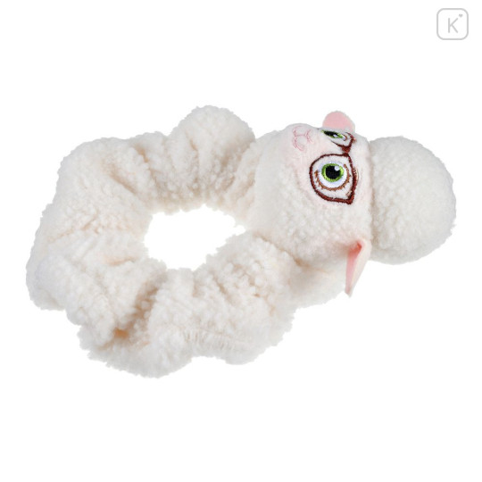 Japan Disney Store Fluffy Scrunchie - Zootopia : Fashion Dawn Bellwether Sheep Face - 5