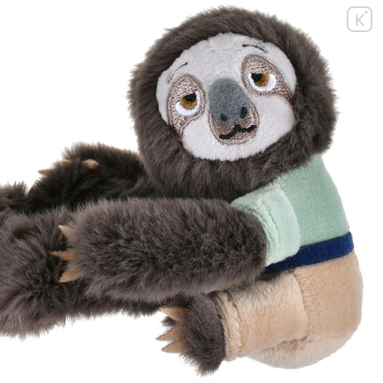 Japan Disney Store Fluffy Scrunchie - Zootopia : Fashion Flash Sloth Hug - 4