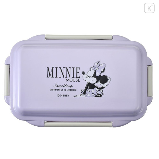 Japan Disney Store Bento Lunch Box 650ml - Minnie : Purple New Lifestyle - 3