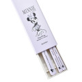 Japan Disney Store Chopsticks 18cm & Spoon with Case - Minnie : Purple New Lifestyle - 5