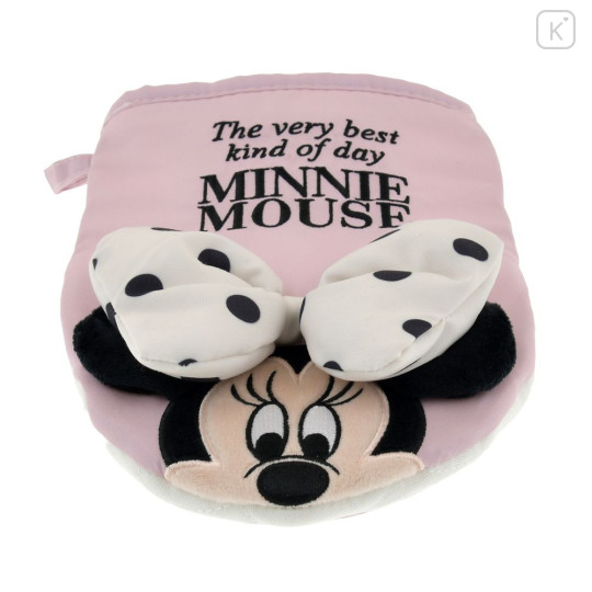 Japan Disney Store Oven Mitt - Minnie : Kitchen Light Pink - 3