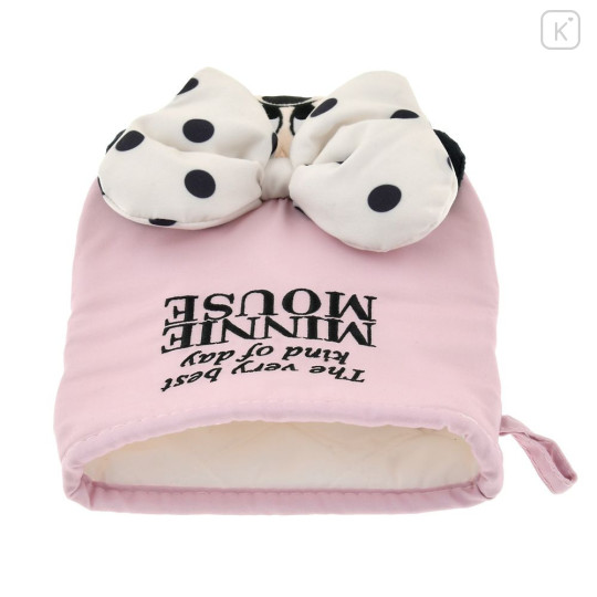 Japan Disney Store Oven Mitt - Minnie : Kitchen Light Pink - 5