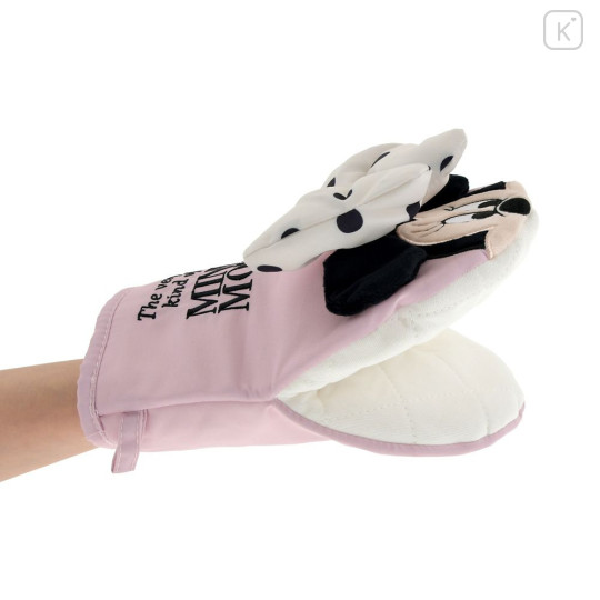 Japan Disney Store Oven Mitt - Minnie : Kitchen Light Pink - 7
