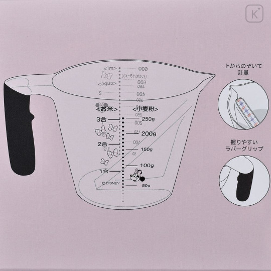 Japan Disney Store Measuring Cup - Minnie : Kitchen Ribbon - 8