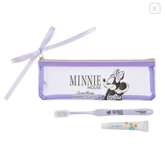 Japan Disney Store Toothbrush Set - Minnie : Purple New Lifestyle - 1
