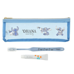 Japan Disney Store Toothbrush Set - Scrump & Stitch : Light Blue Ohana