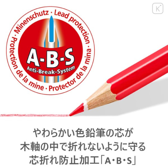 Japan Staedtler Watercolor Pencil 24 Color Set - Noris Aquarell - 4