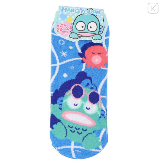 Japan Sanrio Socks - Hangyodon : Tan Pool Party - 1