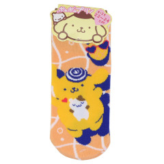 Japan Sanrio Socks - Pompompurin : Tan Pool Party