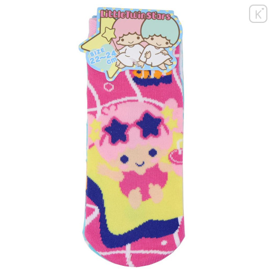 Japan Sanrio Socks - Little Twin Stars : Tan Pool Party - 1
